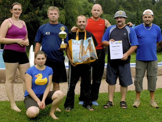 Das Beachvolleyballturnier im Waldfrei...ose&#8220;   aus St. Blasien gewonnen.  | Foto: Rainer Schwinkendorf