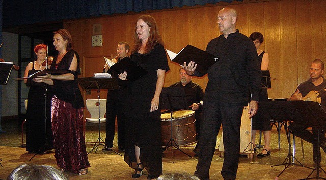 Das Ensemble Accentus Austria begeiste...m im Rahmen der Staufener Musikwochen.  | Foto: Bianca Flier