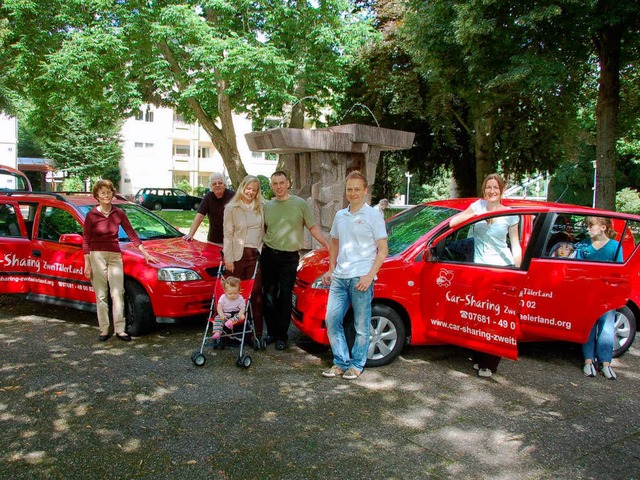 Der Verein Car-Sharing-Zweitlerland h... und ein fnftes Fahrzeug angeschafft.  | Foto: Sylvia Timm