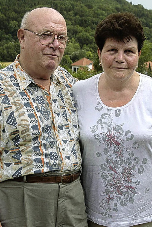 Annaliese und Johann Josef Litschmann ... feiern heute ihre Goldene Hochzeit.    | Foto: Dietmar Noeske