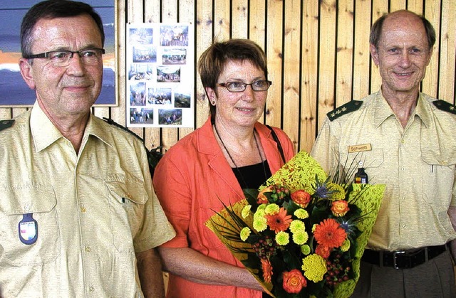 Abschied in den Ruhestand (von links):... Dienststellenleiter Wilfried Schwab.   | Foto: BZ