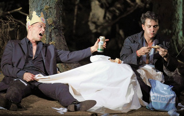 Die Protagonisten: Don Giovanni (Chris..., links) und Leporello (Erwin Schrott)  | Foto: afp