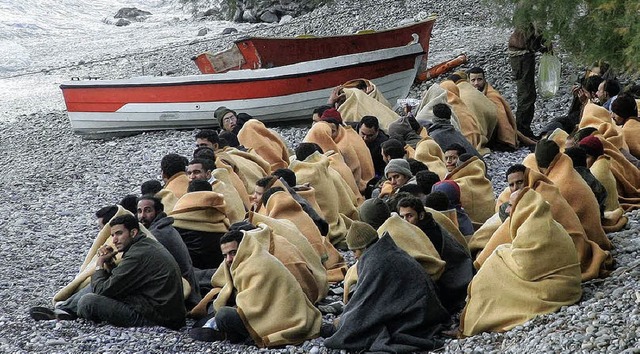 Illegale Einwanderer auf der Insel Kreta   | Foto: AFP