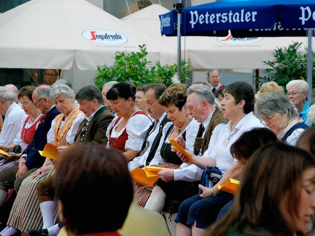 Abschluss mit einem Gottesdienst am Sonntagmorgen auf  dem Marktplatz   | Foto: Gertrude Sieke