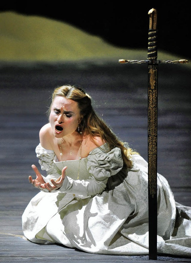 Berckend leiser Ton: Marina Poplavskaya  im Salzburger &#8222;Otello&#8220;   | Foto: afp
