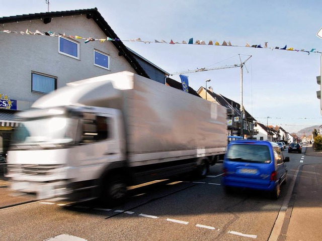 In der Reichenbacher Ortsdurchfahrt so...  Das gilt natrlich auch fr Kuhbach.  | Foto: Michael Bamberger