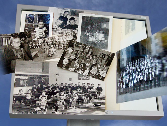 Moderne Zeiten fr alte Bilder:  Fotos...twas Aufwand auch digital archivieren.  | Foto: Foto(Montage): BUSSHOFF (GOLDA)