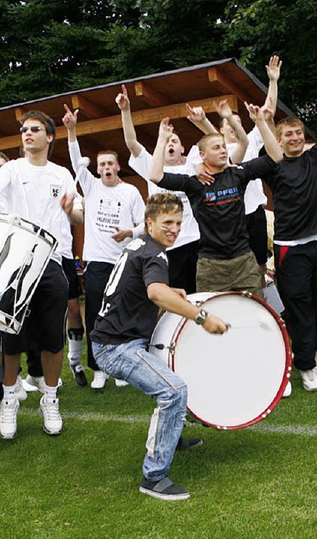 Die Fuballer des  SC Offenburg mchten auch in Zukunft Grund zum Feiern haben.   | Foto: c. breithaupt (a)