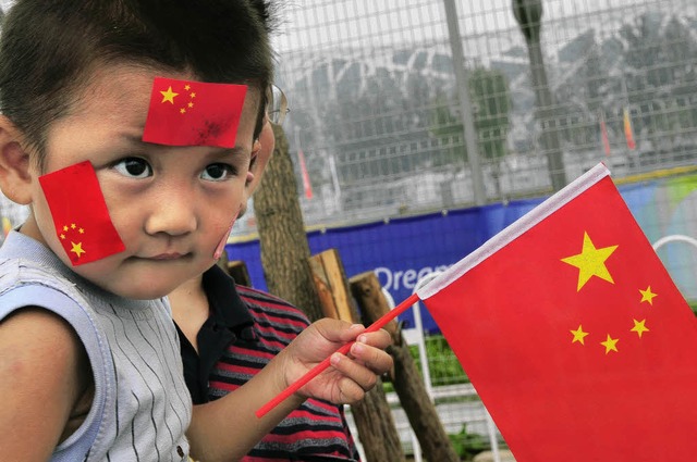 Der Stolz der ganzen Familie: Kind in China  | Foto: AFP