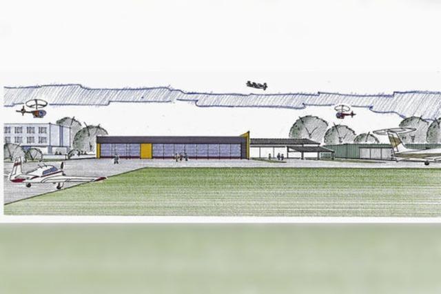 Flugplatz: Investition in neuen Hangar
