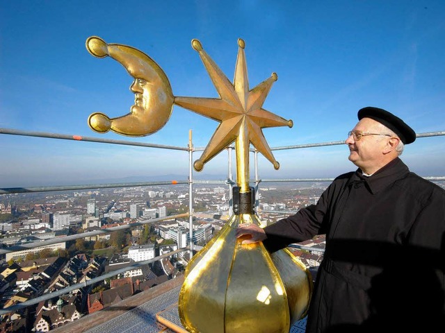 Engagement fr den Mnsterturm: Zu sei...en von Freiburg und der ganzen Region.  | Foto: Brigitte Sasse