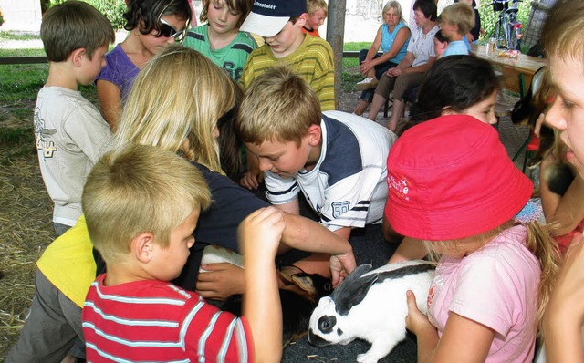 Viel Freude hatten die Kinder whrend ...erein Herbolzheim vergangenen Samstag. 