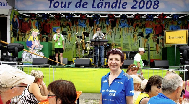 Hedwig Bretzke aus Bachheim fuhr die g...ilometern bei der Tour de Lndle mit.   | Foto: Privat