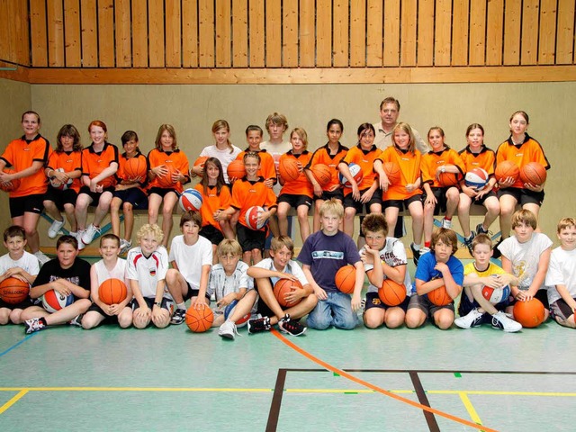 Gut klappt die Kooperation Schule  und... Bereich Basketball in Grenzach-Wyhlen  | Foto: Martina Weber-Kroker