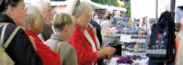 Auf dem Lorenzemrt ist der Andrang immer gro.   | Foto: Renate Schneider