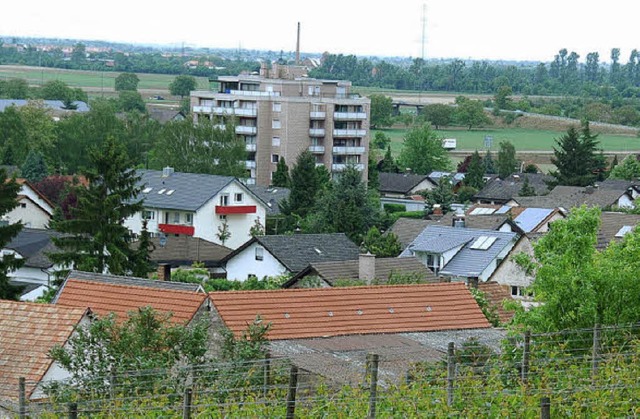 Der Bebauungsplan steht:  Bald wird in...es&#8220;, aber lngst nicht so hoch.   | Foto: Sigrid Umiger