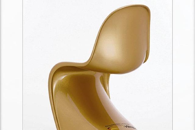 Panton-Chair vergoldet den Medaillenjubel