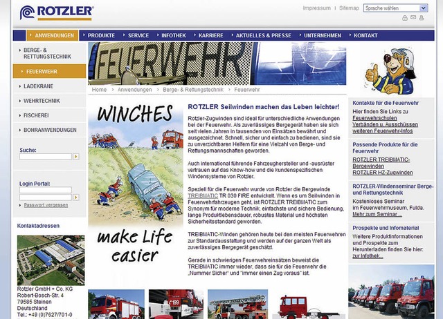 Zugkrftige Rotzler-Seilwinden braucht auch die Feuerwehr.   | Foto: Privat