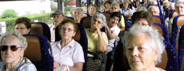 Hhepunkt zum Abschluss der Senioren-S... in den Bussen kein Platz unbesetzt.    | Foto: Norbert Sedlak