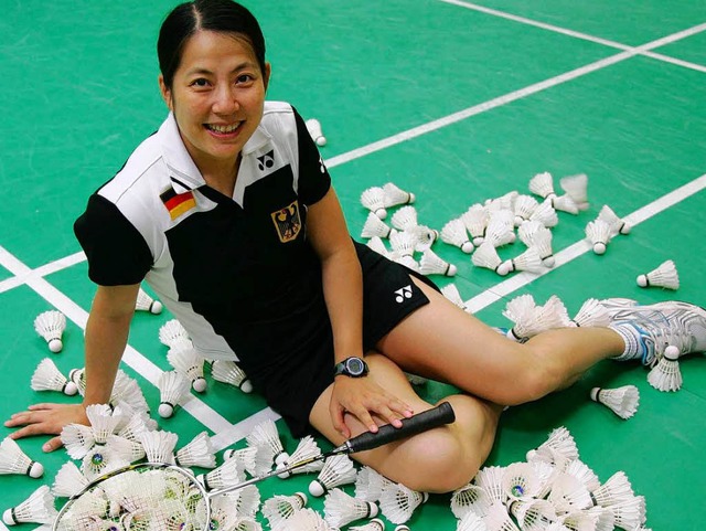 Eine chinesisch-deutsche Federball-Expertin: Huaiwen Xu  | Foto: ddp