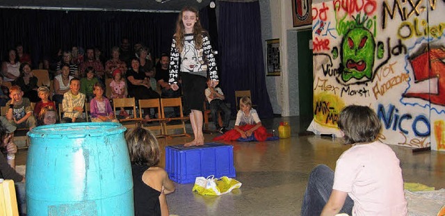 Szenenbild des Theaterstcks &#8222;We...stalten Unterfhrung aufgefhrt wurde.  | Foto: Privat