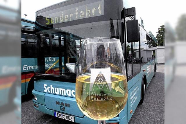 Mit dem Bus zum Weinfest
