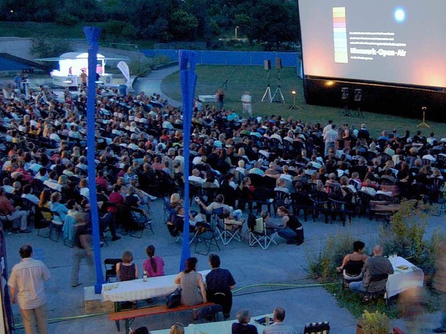 Riesenerfolg: 6500 Menschen kamen zum ...werk Open Air in den Dreiländergarten. | Foto: Jochen Fillisch Riesenerfolg: 6500 Menschen kamen zum ...werk Open Air in den Dreiländergarten. | Foto: Jochen Fillisch
