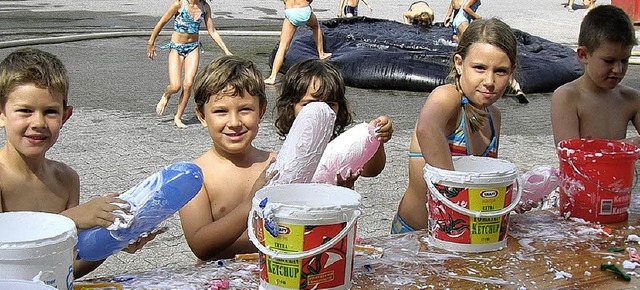 Wehrer Kinder beim Ferienprogramm der Feuerwehr 