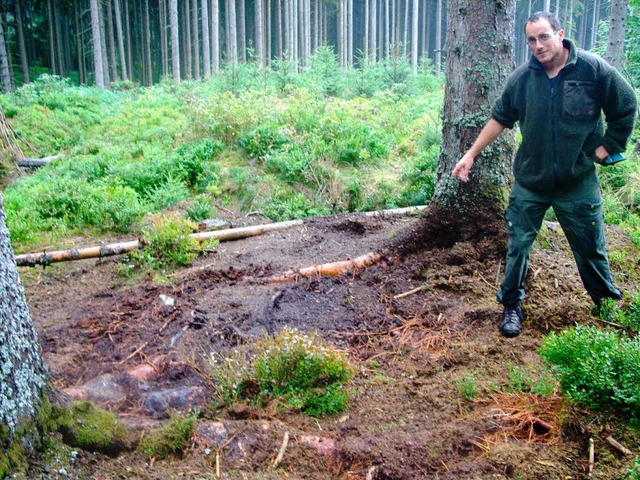 Glck gehabt: Der Brand am Brosiweg ko..., bevor  grerer Schaden entstand.     | Foto: kon