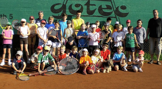 Beim Tenniscamp des TC Haltingen kam j...r auch kreative Abwechslung geboten.    | Foto: Privat