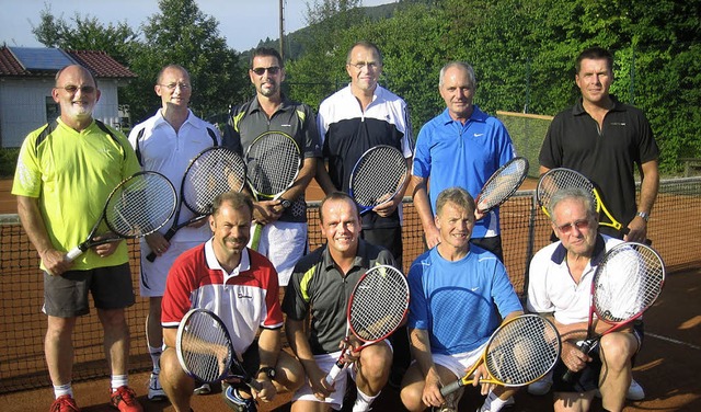 Die siegreiche Mannschaft des Tennisclubs Langenau  | Foto: privat