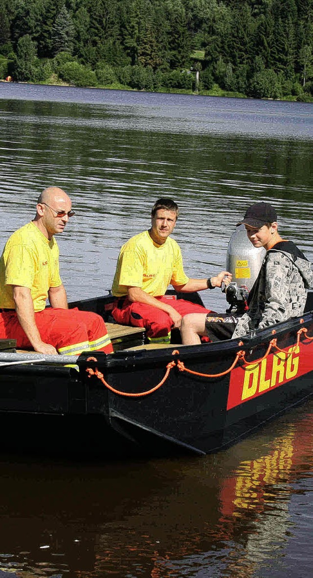 Nach vielen Stunden Eigenleistung ist ...eit Juni am Kirnbergsee im Einsatz.     | Foto: Rademacher