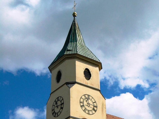 Die Kirche Sankt Leodegar in Schliengen   | Foto: Jutta Schtz