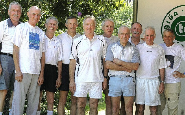 Die Mannschaft &#8222;Herren 60&#8220;...Marx, Horst Steimel und Hans Witowetz.  | Foto: privat