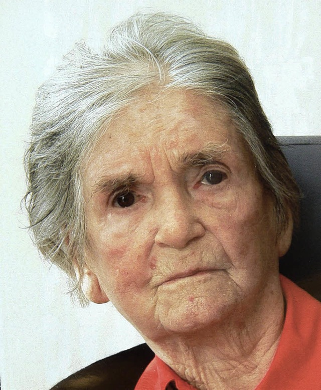 Maria Ruschmeier wird  heute 100 Jahre alt.   | Foto: Georg Diehl