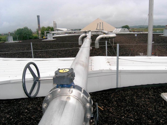 Die Biogasanlage der Brder Binder in Forchheim.  | Foto: Michael haberer