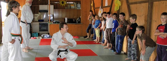Auch die Aktion des Judo-Clubs auf dem Seebodenhof war restlos ausgebucht.   | Foto: Herbert Frey