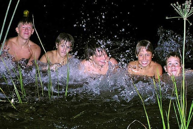 Baden auch bei Vollmond