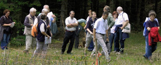 Zur Halbzeit des Life-Projektes &#8222...beteiligten Behrden und Journalisten.  | Foto: horst a. b