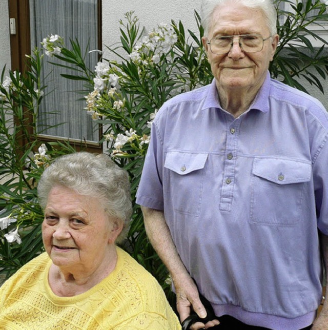 Otto und Hedwig Kppe feiern bald ihren 60. Hochzeitstag 