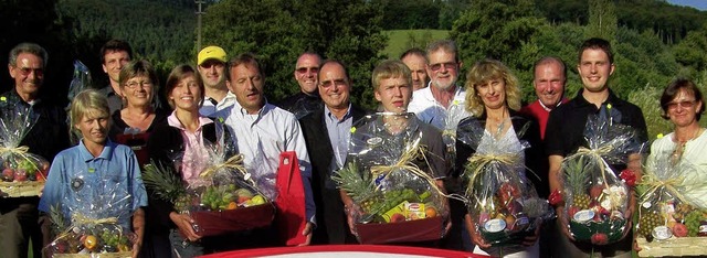 Gruppenbild mit Siegern.   | Foto:  Verein