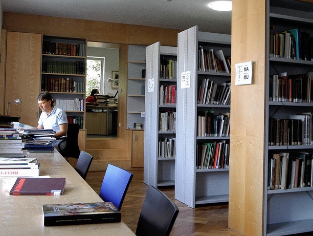 Vielen unbekannt: Die Bibliothek im Augustinermuseum.   | Foto: thomas kunz