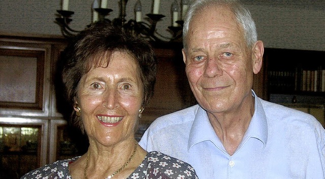 Feiern heute in Bad Sckingen das Fest...denen Hochzeit: Paula und Karl Beyrle   | Foto: Werner Probst