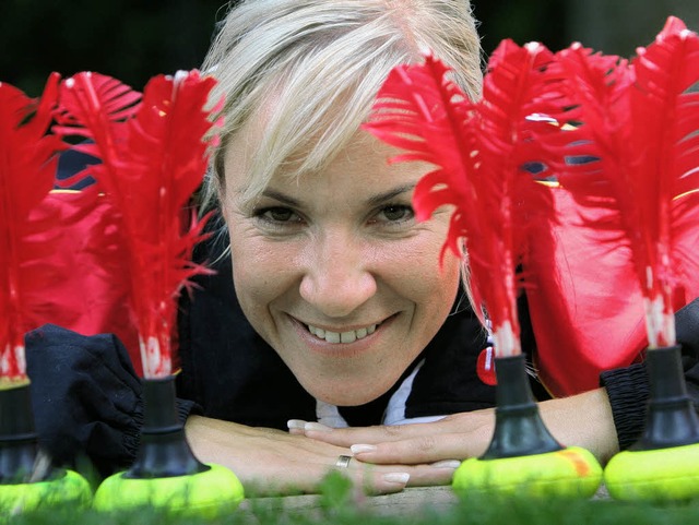 <Bildtext>Patricia Birkle, Indiaca-Bundestrainerin aus Herbolzheim</Bildtext>.   | Foto: Patrik Mller