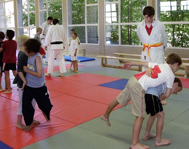 Der Verein Hot Socks Buchholz veransta...auch mit Judo vertraut gemacht wurden. 