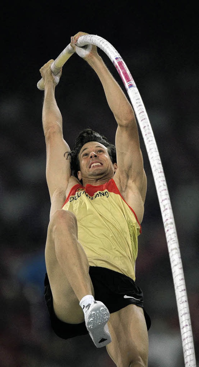 Danny Ecker auf dem Sprung &#8211; reicht es zu einer Medaille?   | Foto: AFP