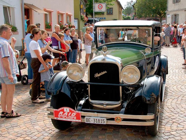 Die Nummer eins der Rallye: ein Studeb...hrzeug bei der 18. Auflage der Rallye.  | Foto: Wendel