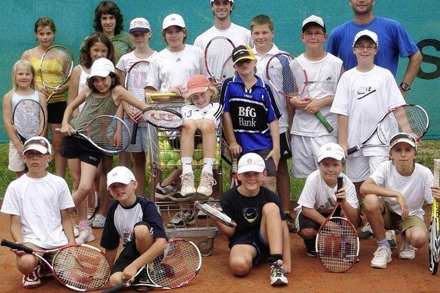 Beliebtes Sommercamp des Tennisclubs Hausen