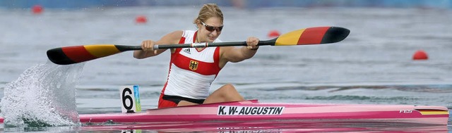 Darf sich jetzt Vierfach-Olympiasiegerin nennen: Katrin Wagner Augustin.   | Foto: dpa