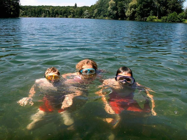 Schnorcheln, schwimmen und tauchen am Niederwaldsee Kndringen   | Foto: Patrik Mller